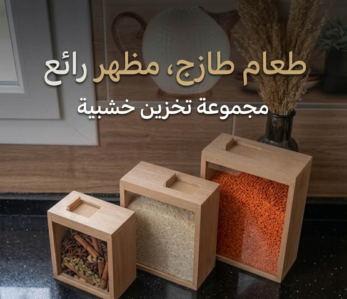 علب خشبية للتخزين