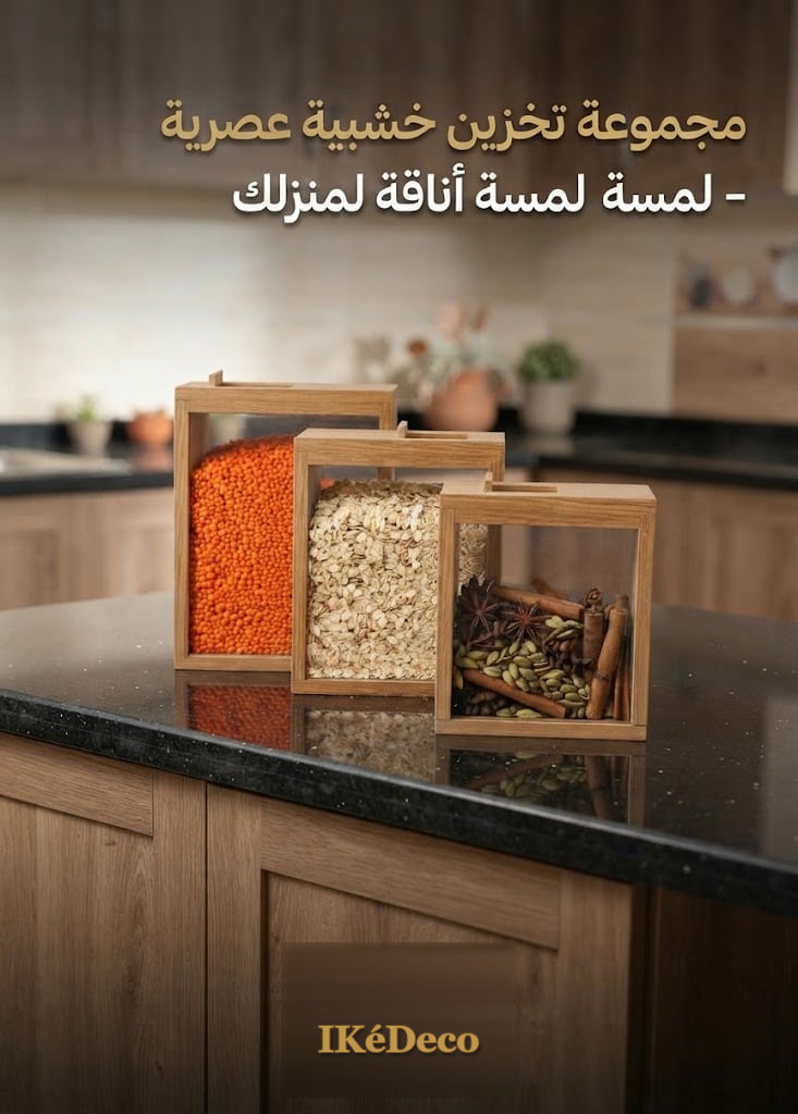علب خشبية للتخزين